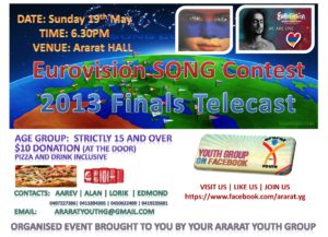 19 May - Ararat Youth Group | Eurovision Song Contest Finals Telecast Ararat Hall